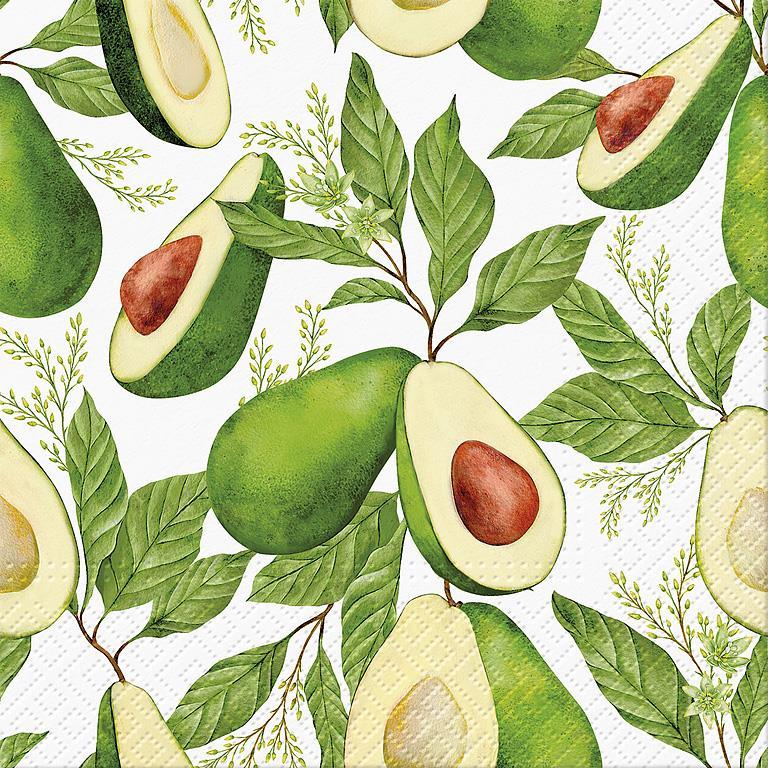 Avocado Paper Napkin - Lunch | Putti Celebrations