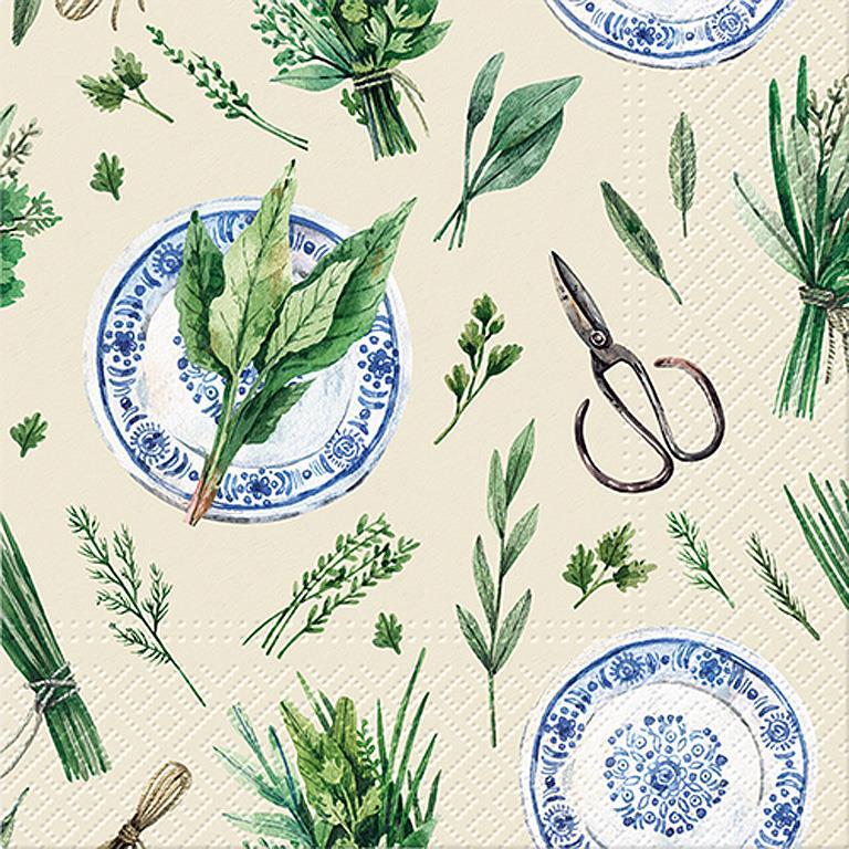 Herbal Fresh Paper Napkins - Lunch