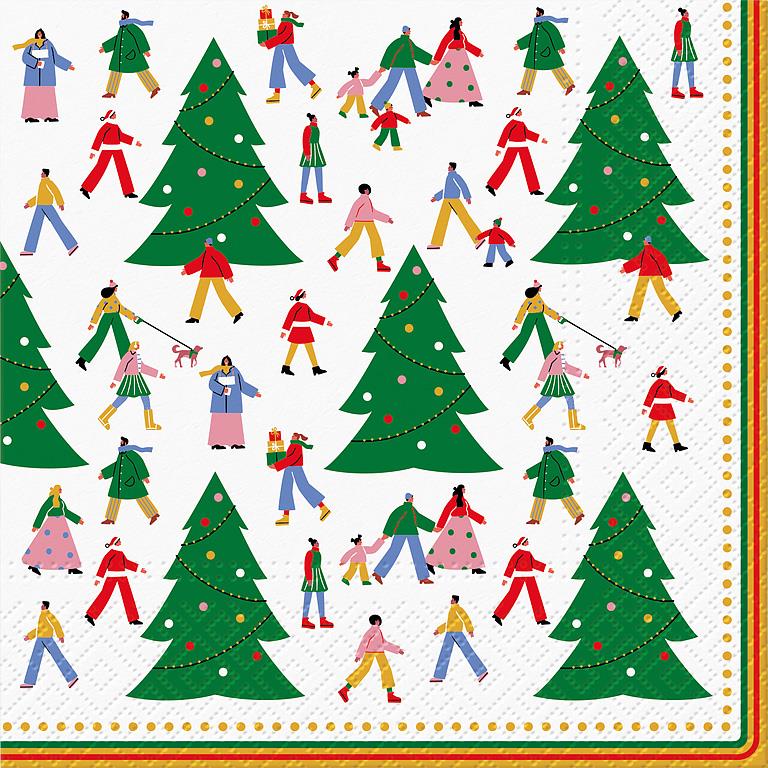 Christnas Hustle Paper Lunch Napkin
