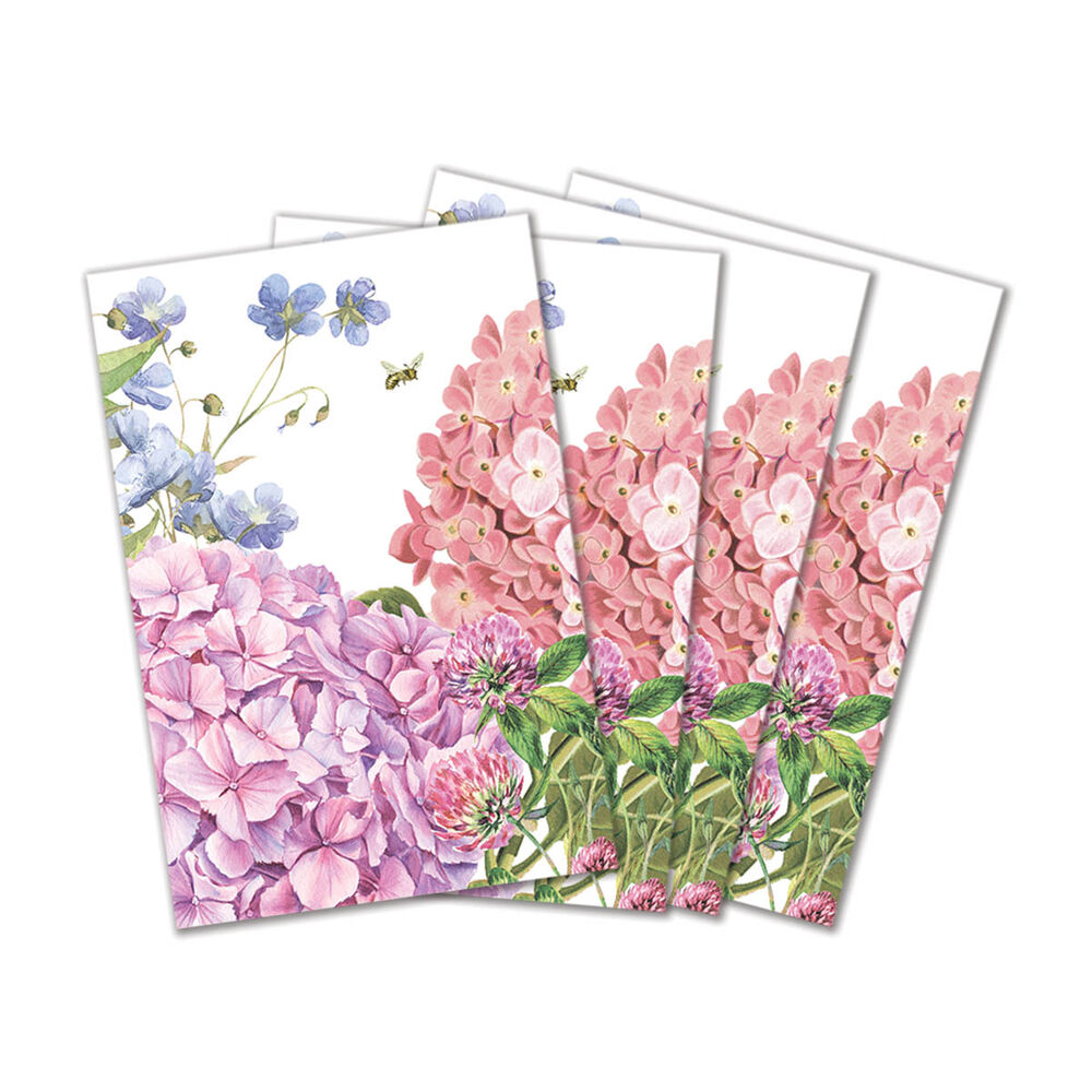 Michel Design Works Wild Hydrangea Napkins - set of 4 | Putti Fine Furnishings