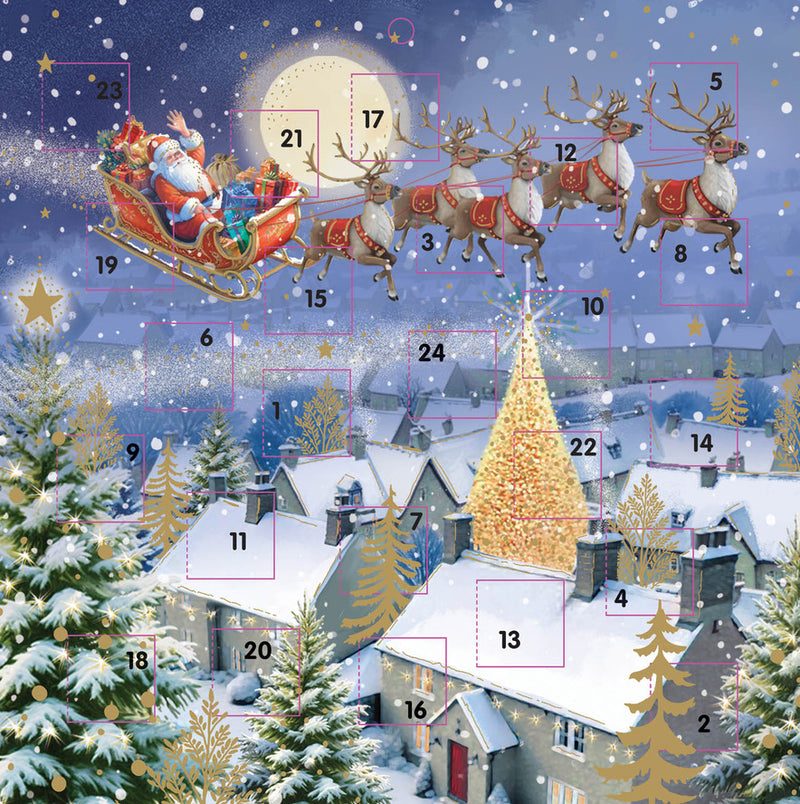 Santa Takes Flight Advent Calendar