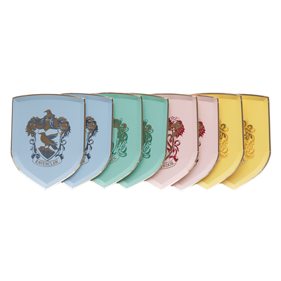 Bonjour Fête Harry Potter Gold House Pride Paper Plates - Small