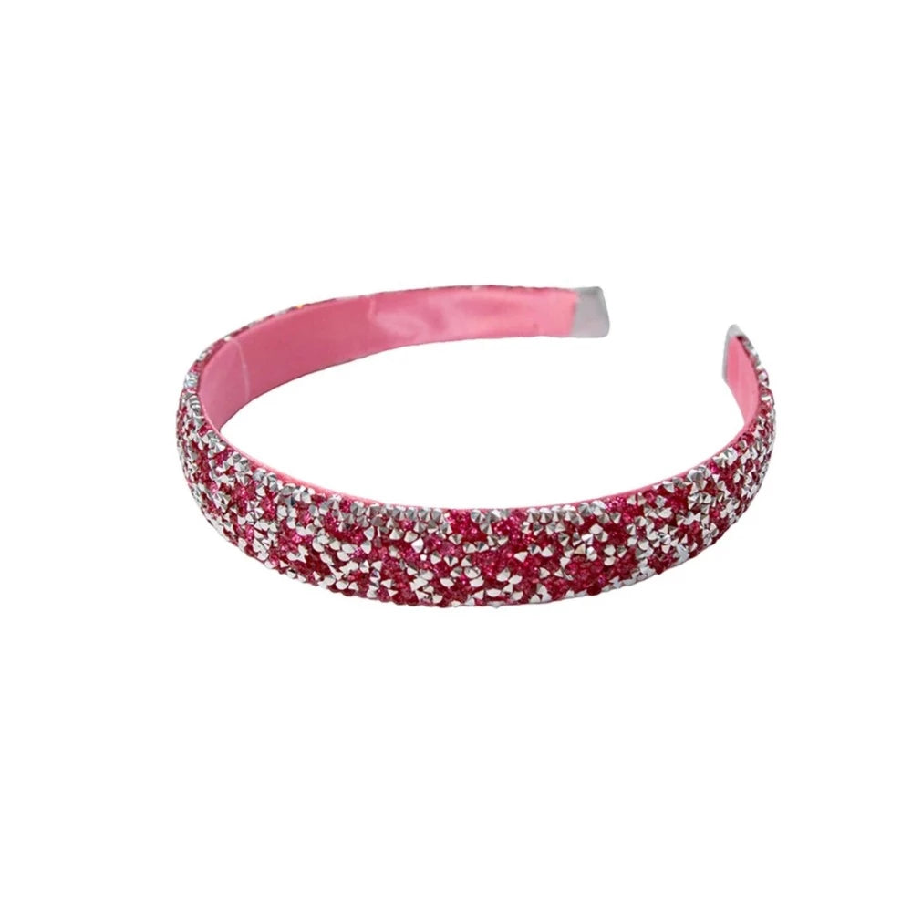 Great Pretenders Boutique Gummy Glitter Headband - Hot Pink