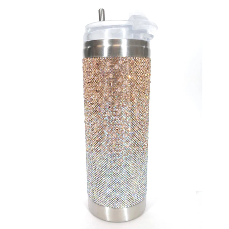 Jacqueline Kent Crystal Tumbler - Ombre Champagne
