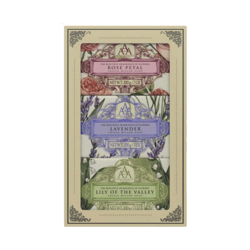 Aromas Artesanales De Antigua Soap - Set of 3