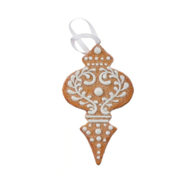 White Icing Gingerbread Ornaments