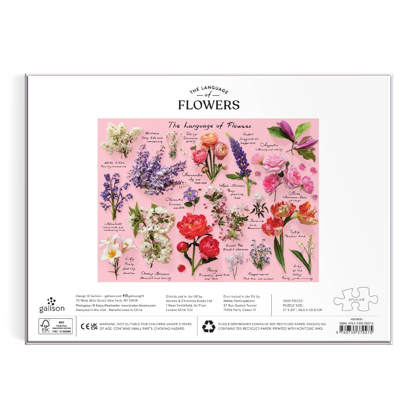 Language of Flowers 1000 Piece Puzzle - Putti Fine Furnishings