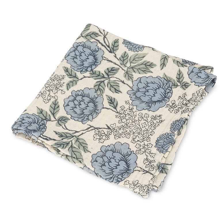 Blue Floral Napkin | Putti Fine Furnishings