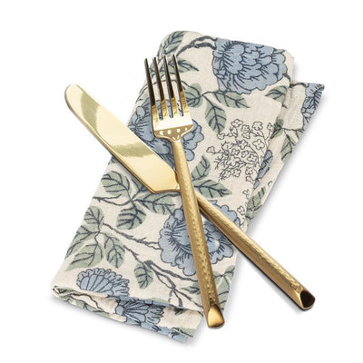 Blue Floral Napkin | Putti Fine Furnishings