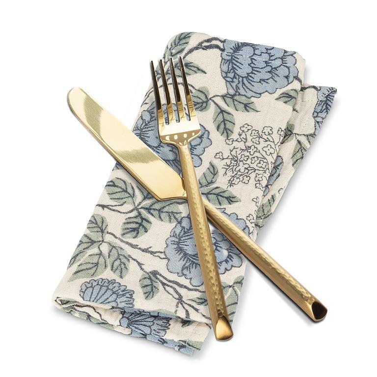 Blue Floral Napkin | Putti Fine Furnishings
