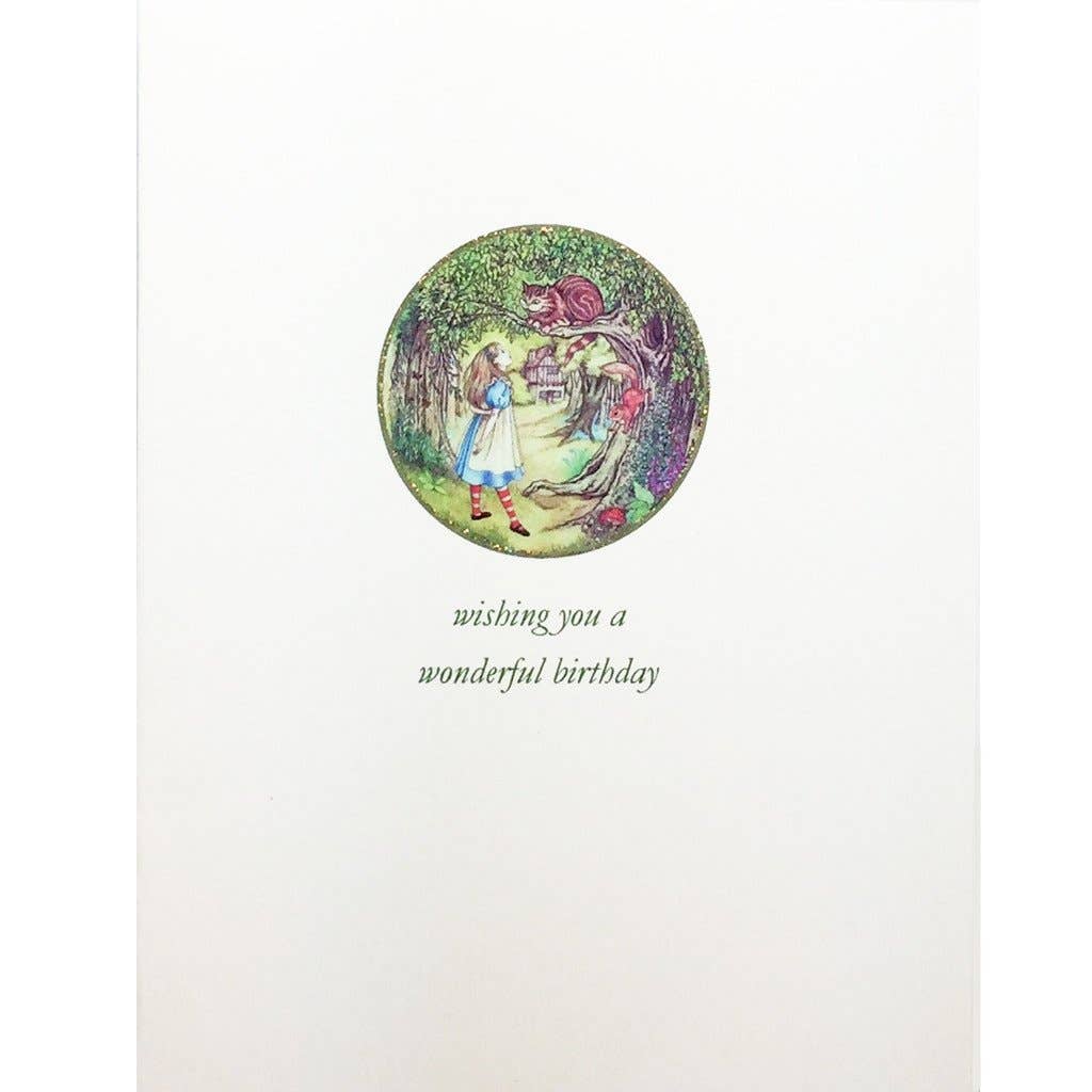 Lumina Designs Alice in Wonderland Birthday Card | Putti Fine Furnishings