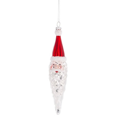 Santa Icicle Ornament