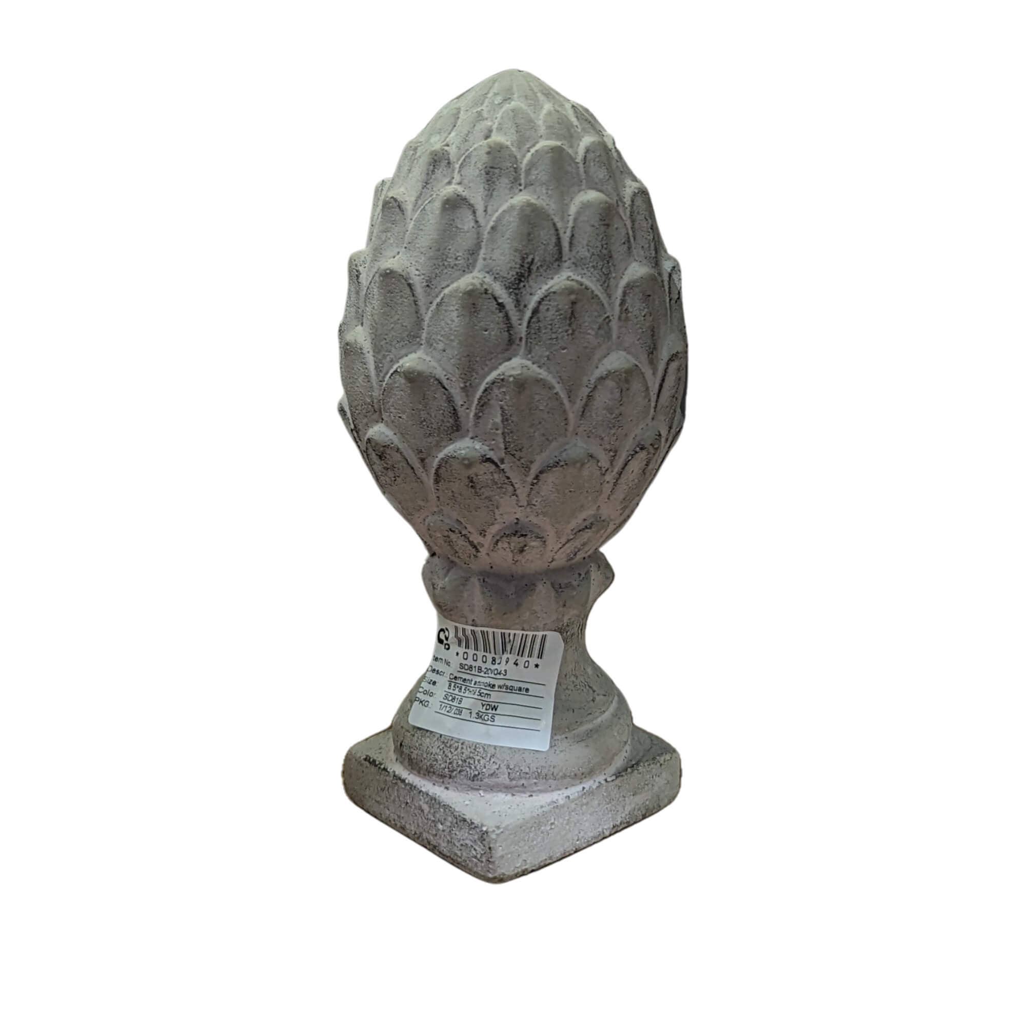 Large Cement Artichoke