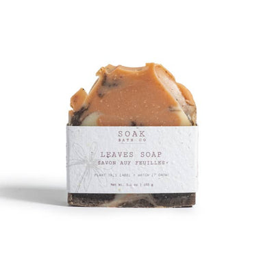 Soak Bath Co. Leaves Soap Bar