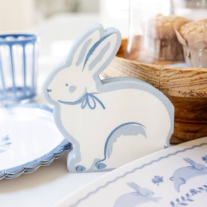 Bunny Shaped Dinner Napkin | Putti Easter Party Supplies
