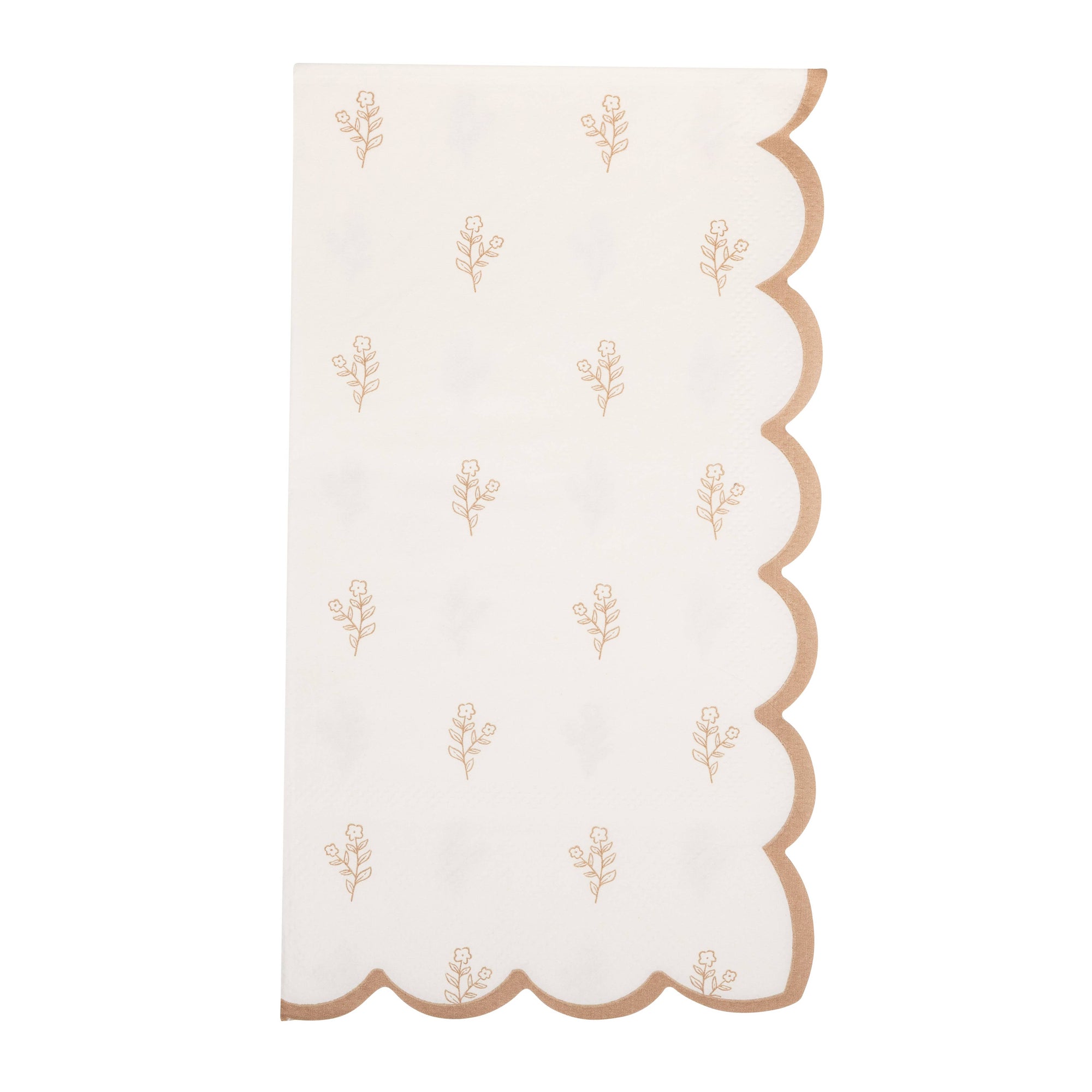 Cottontail Gold Floral Dinner Napkin