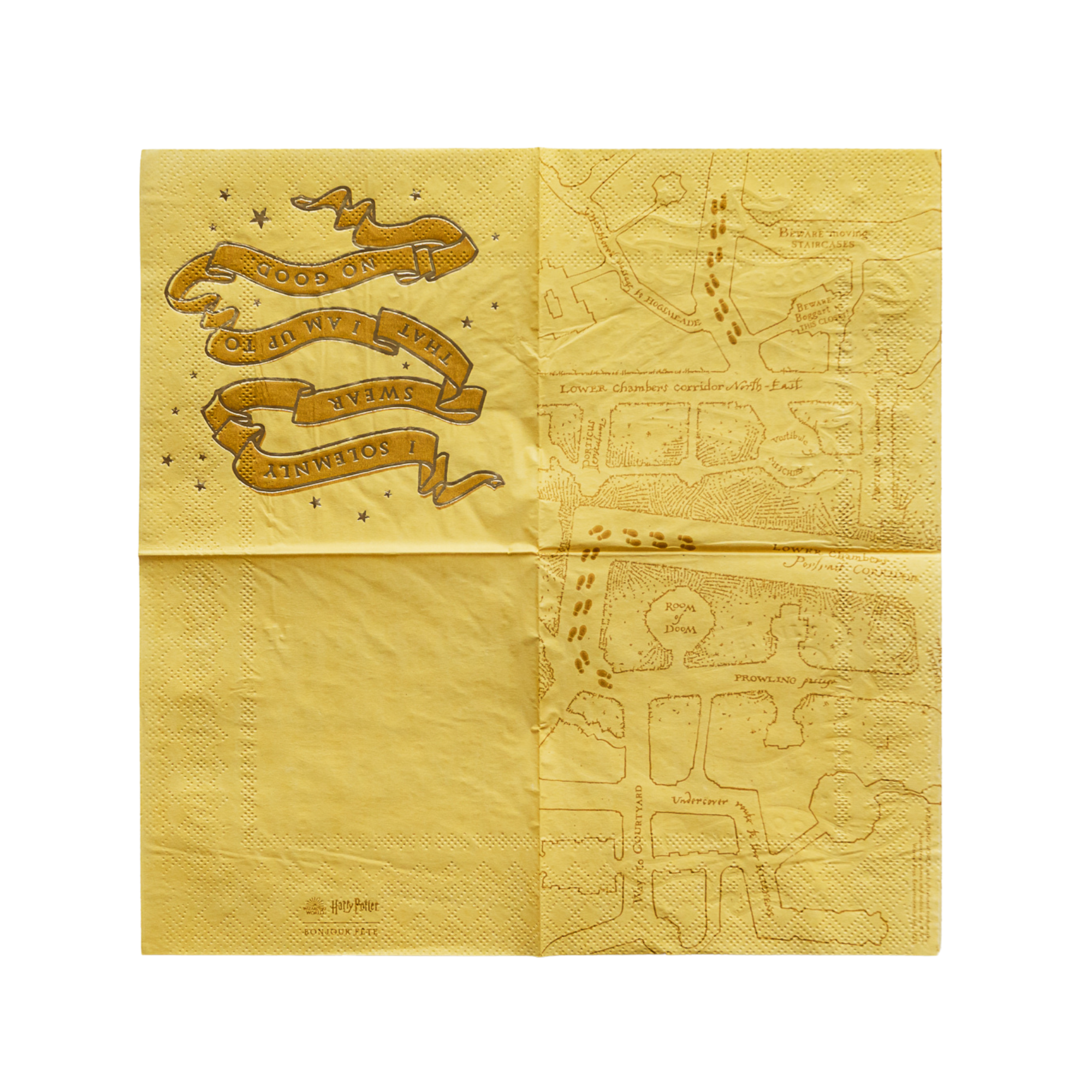 Bonjour Fête Harry Potter Gold House Pride Paper Napkins