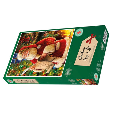 Checking His List 1000 Piece Jigsaw Puzzle