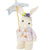 White Grass Bunny with Umbrella