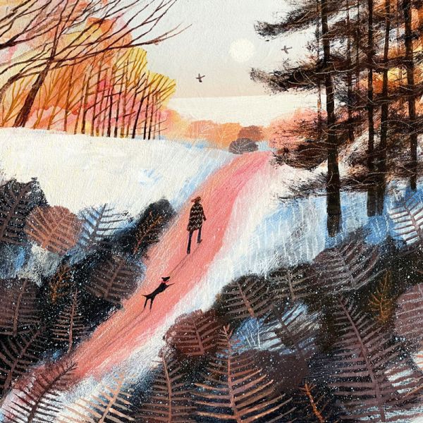 Frosty Morning Greeting Card | Putti Fine Furnishings