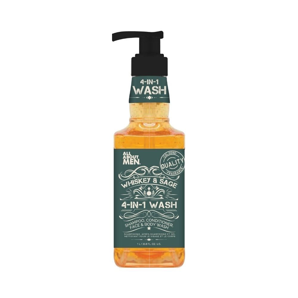 Whisky & Sage Hair Face Body Wash