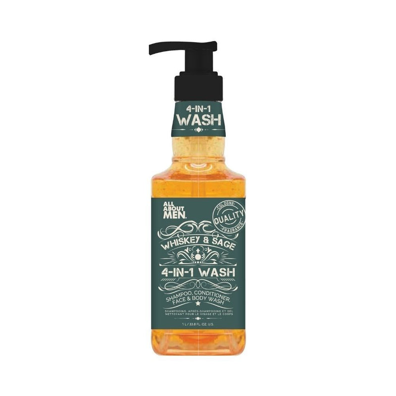 Whisky & Sage Hair Face Body Wash
