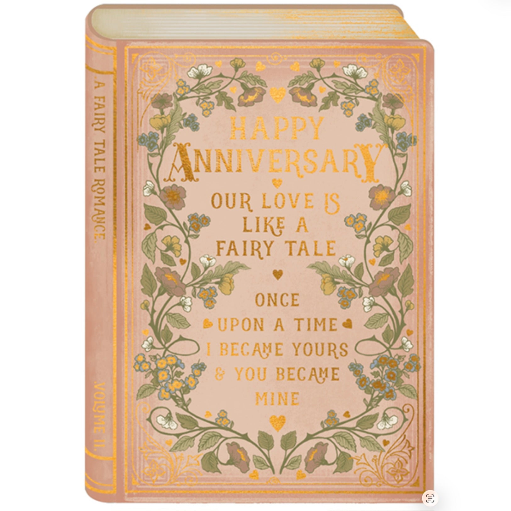 Story Book Anniversary Greeting Card