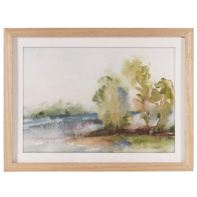 Watercolor Landscape Framed Art