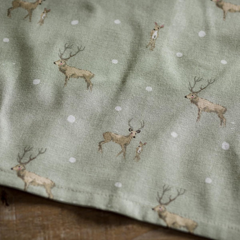 Christmas Stags Napkins - Set of 4