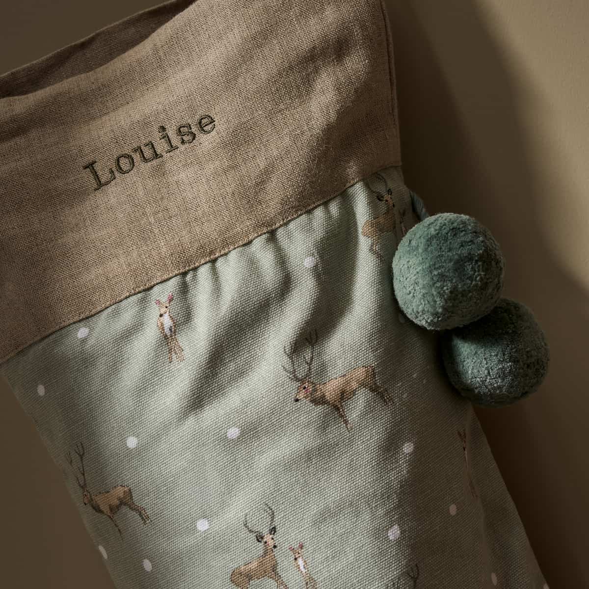 Sophie Allport Christmas Stags Christmas Stocking