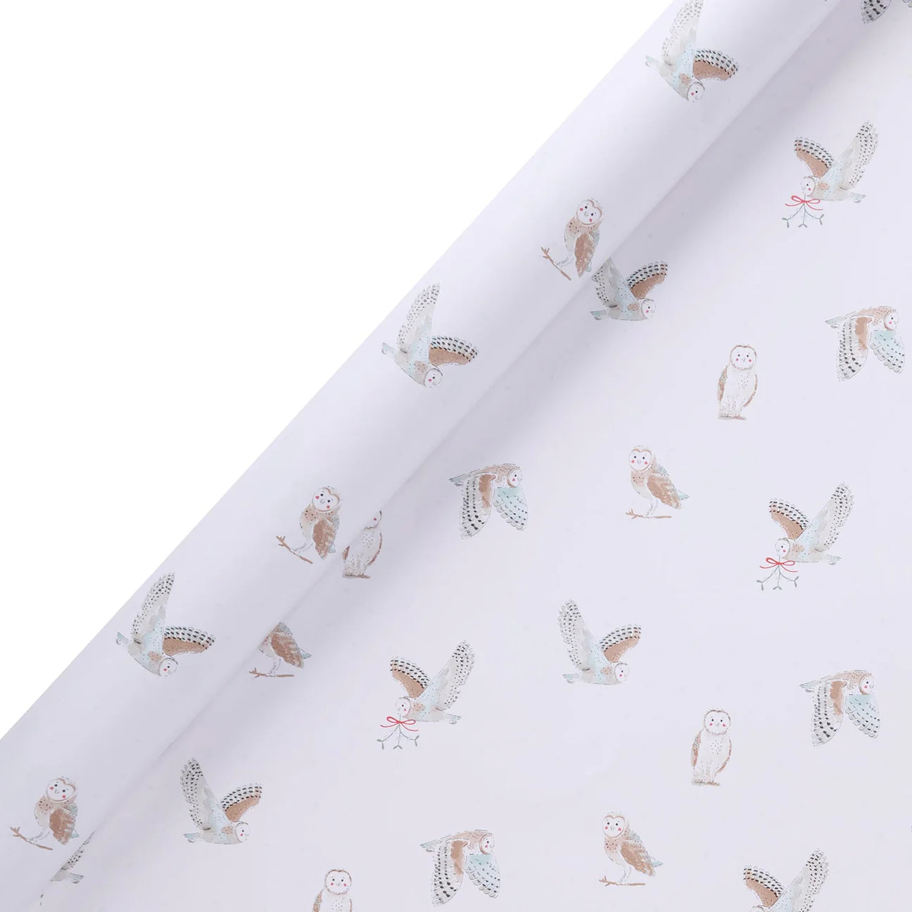 Sophie Allport Snowy Owls Jumbo Roll Wrap - 10M | Putti Christmas Wrap