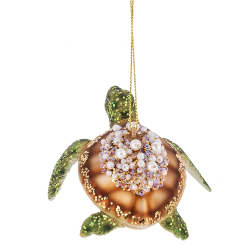 Sea Turtle Ornament - Brown