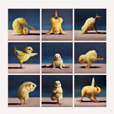 Lucia Heffernan Yoga Chicks Greeting Card