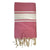Pink Canvas Fouta with White Stripe | Putti Fine Furnishings 