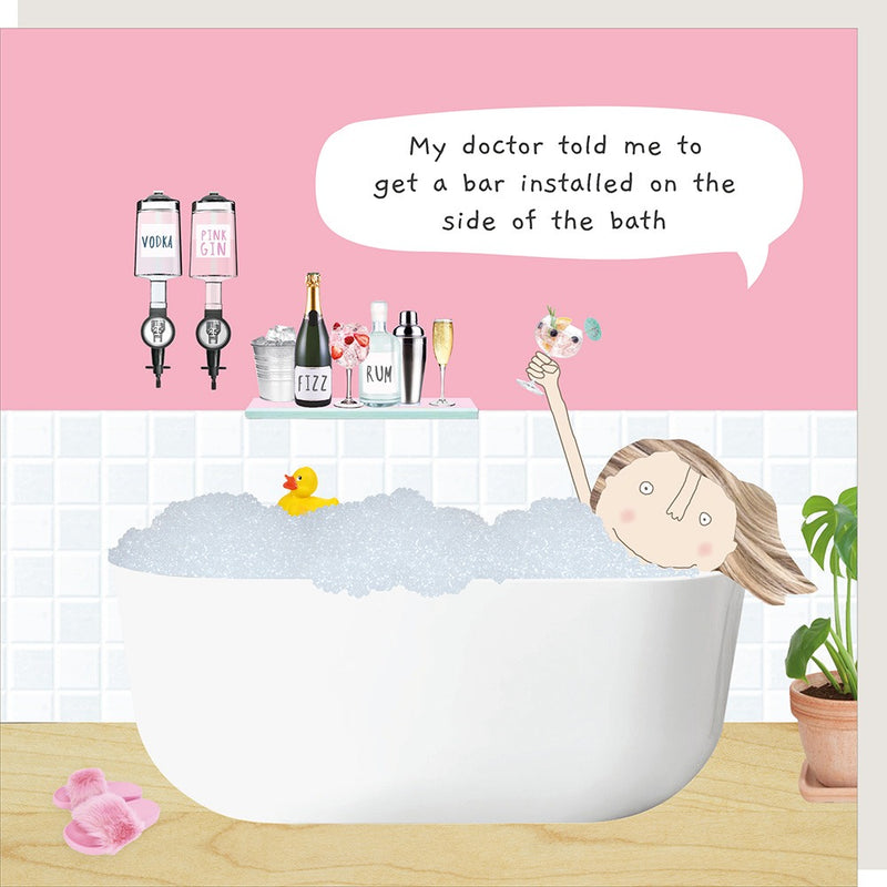 Rosie Made a Thing Greeting Card - Bath Bar | Putti Celebrations