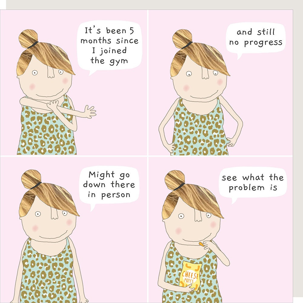 Rosie Made a Thing Greeting Card - No Progress  | Putti Fine Furnishings
