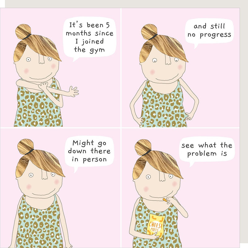 Rosie Made a Thing Greeting Card - No Progress  | Putti Fine Furnishings