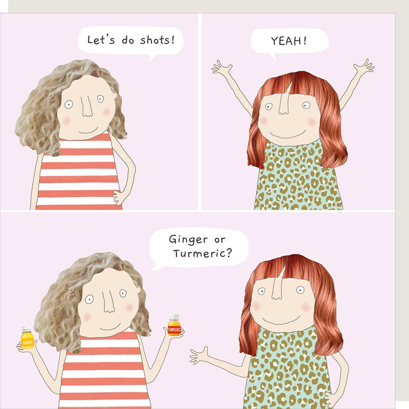 Rosie Made a Thing Greeting Card - Ginger Shots | Putti Fine Furnishings