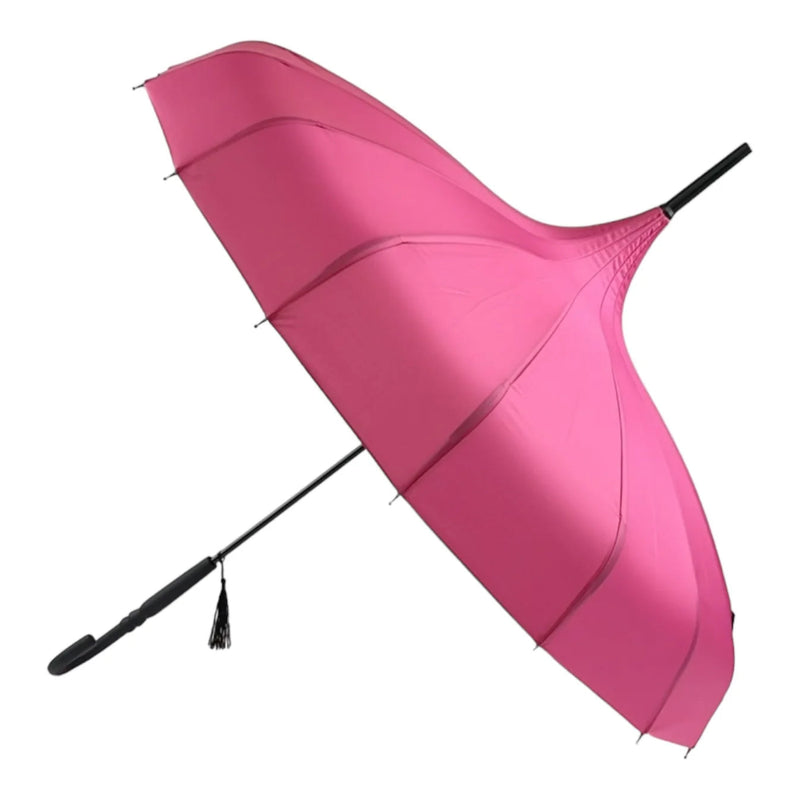 Boutique Classic Pagoda Umbrella - Rose Pink