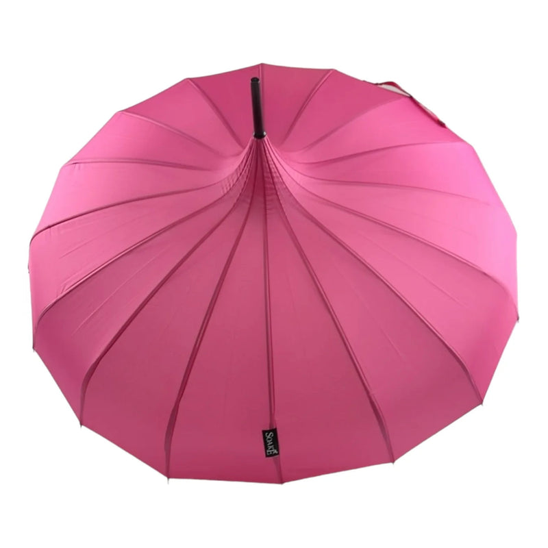 Boutique Classic Pagoda Umbrella -Rose Pink | Putti Fine Fashions