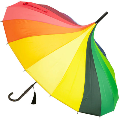 Soake London Boutique Classic Pagoda Umbrella - Rainbow | Putti Fine Fashions