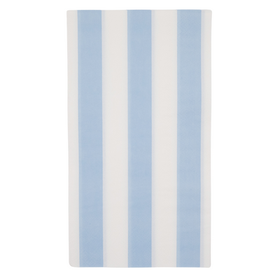 Bonjour Fête Sky Blue Cabana Stripe Napkin - Guest | Putti Party Supplies