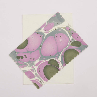 Boxed Artisan Notecard Set - Malika Lilac | Putti Fine Furnishings