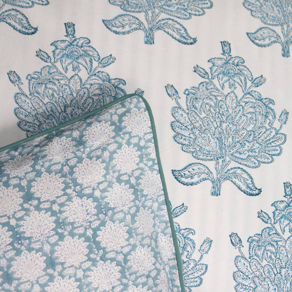 Breezy Blue Square Pillow | Putti Fine Furnishings