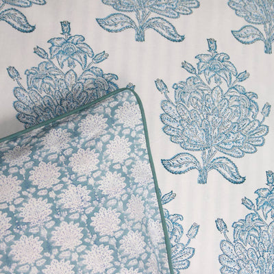 Breezy Blue Square Pillow | Putti Fine Furnishings