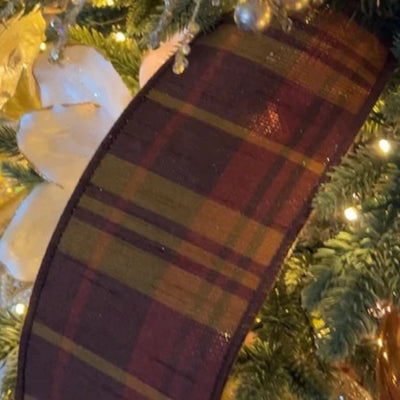 Brown Dupioni Ribbon | Putti Autumn Thanksgiving Celebrations