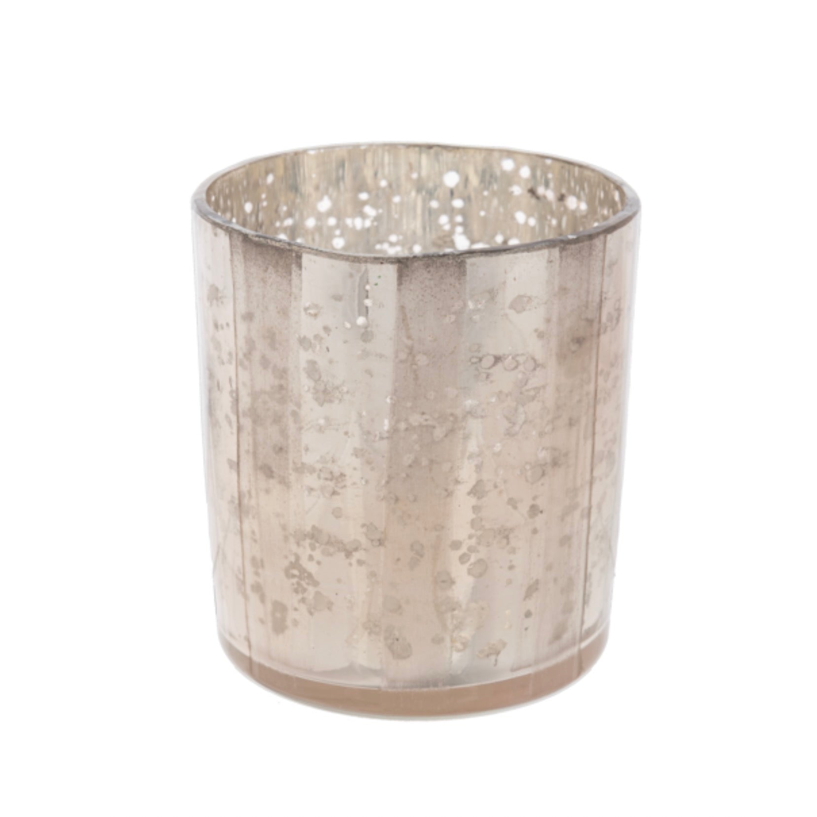 Champagne Mercury Glass Votive Holder