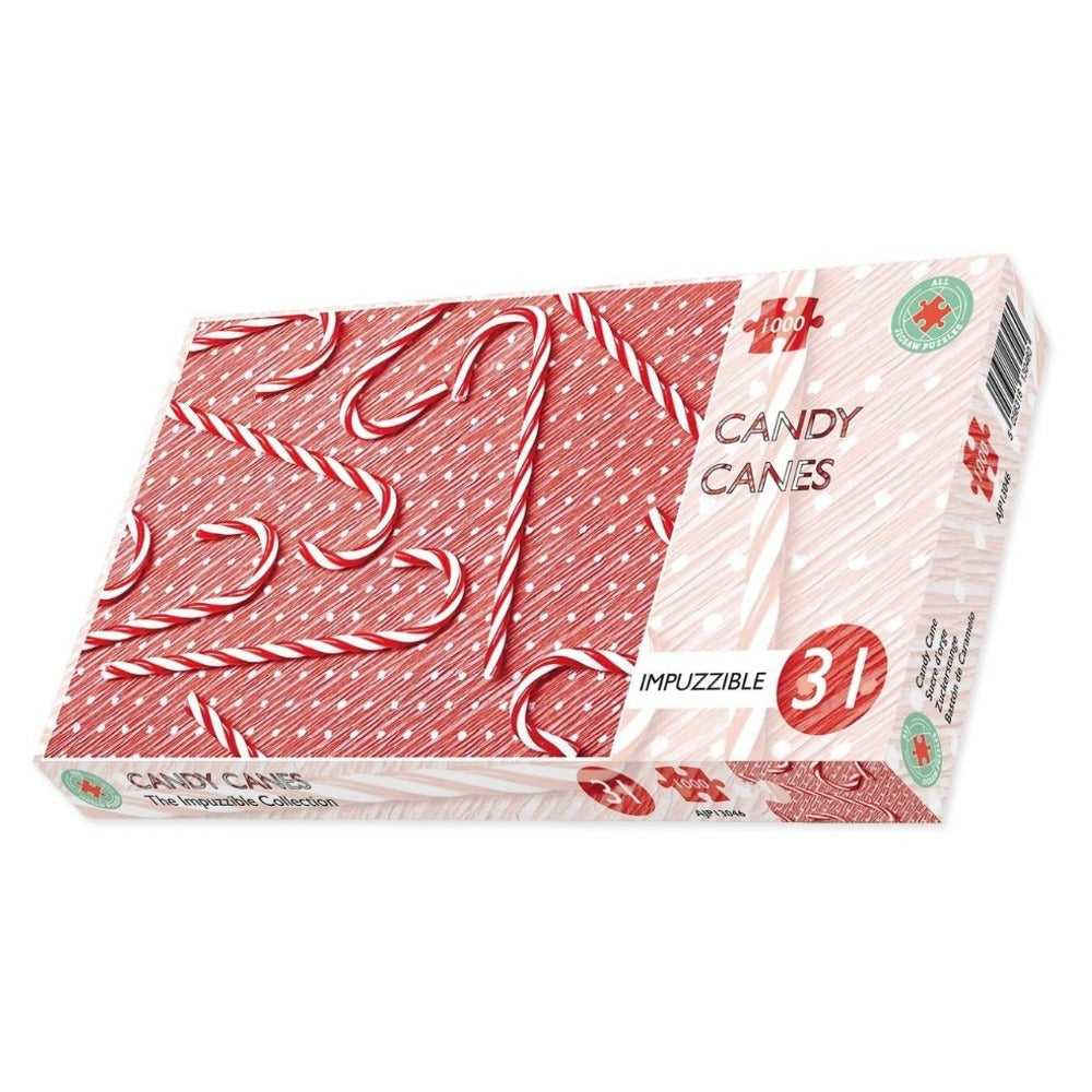 Candy Cane - Impuzzible No. 31 - 1000 Piece Christmas Jigsaw Puzzle | Putti