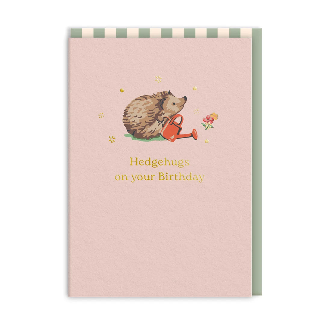 Cath Kidson "Hedgehugs" Hedgehog Birthday Card