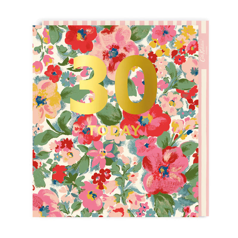 Cath Kidson 30th Birthday Large Greeting Card | Putti Celebrations